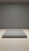 Polished concrete basement floor with satin sheen