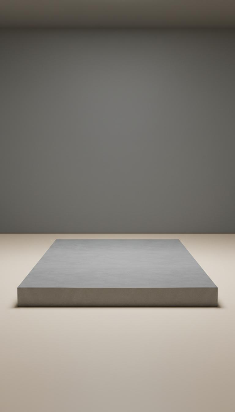 Polished concrete basement floor with satin sheen